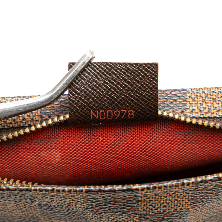 Damier Ebene Trousse Pochette Brown - Gaby Paris