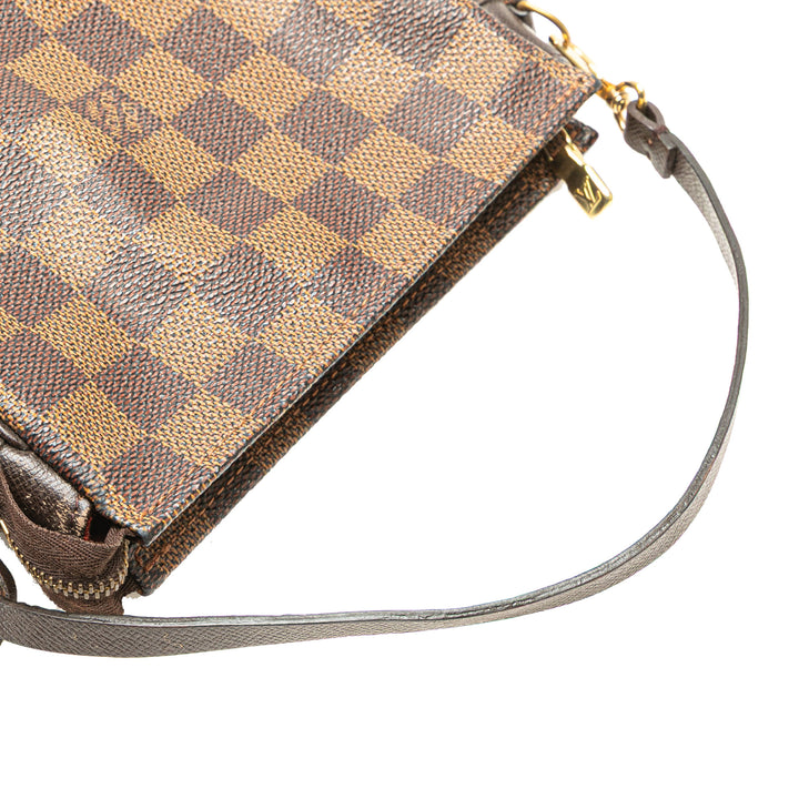 Damier Ebene Trousse Pochette Brown - Gaby Paris