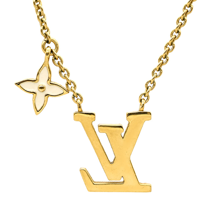 Louis Vuitton plaqué LV Iconic Émail Pendant Collier
