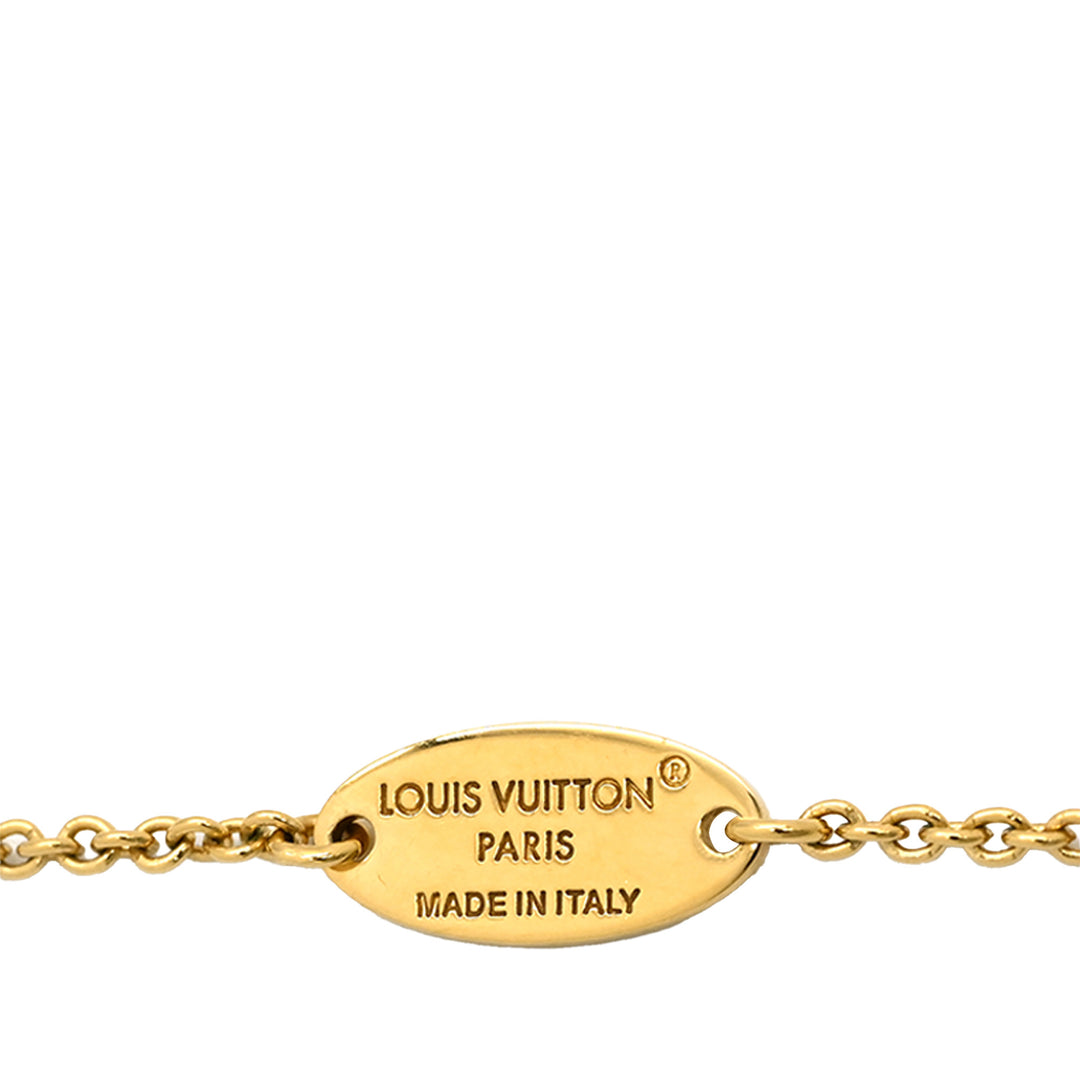 Louis Vuitton plaqué LV Iconic Émail Pendant Collier