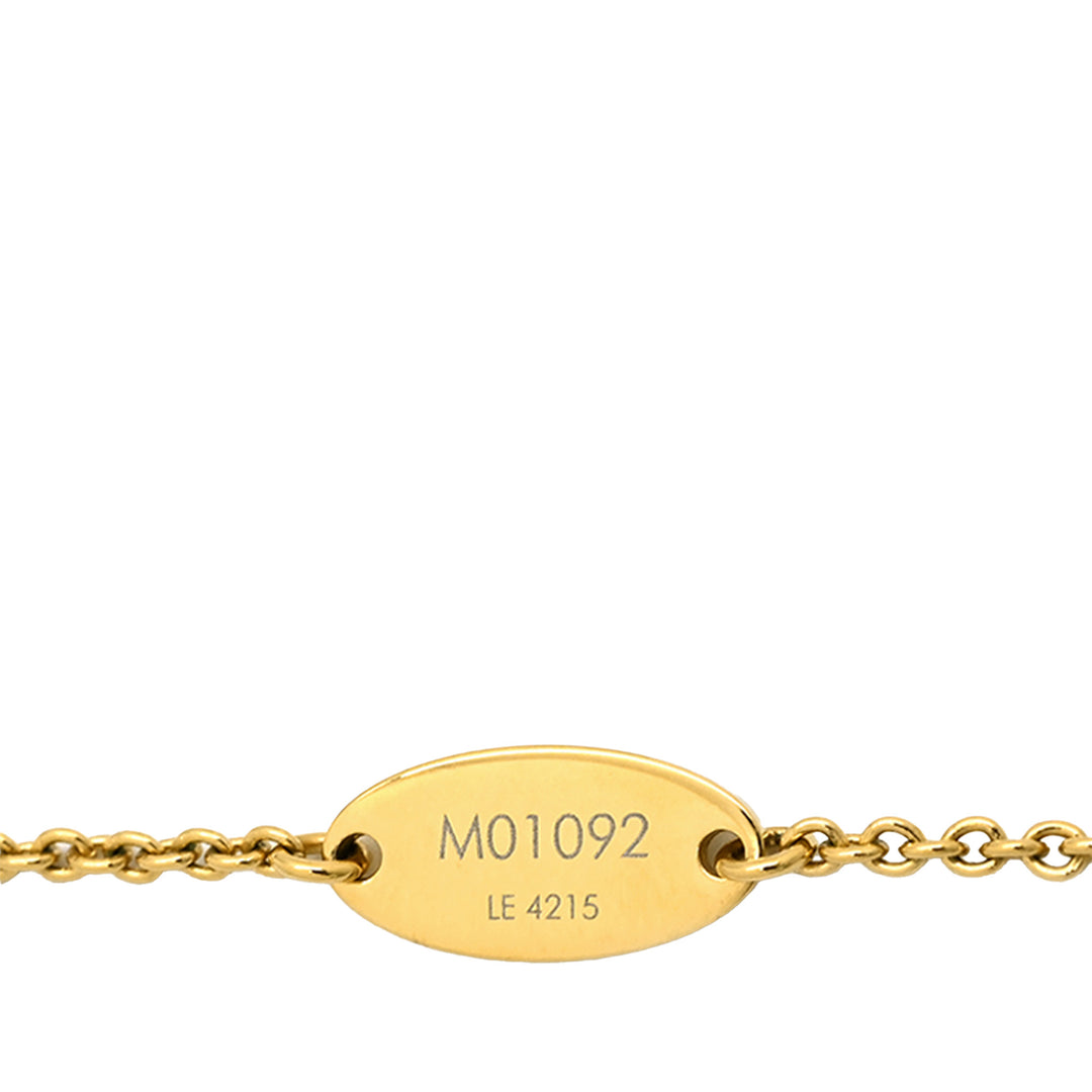 Louis Vuitton plaqué LV Iconic Émail Pendant Collier