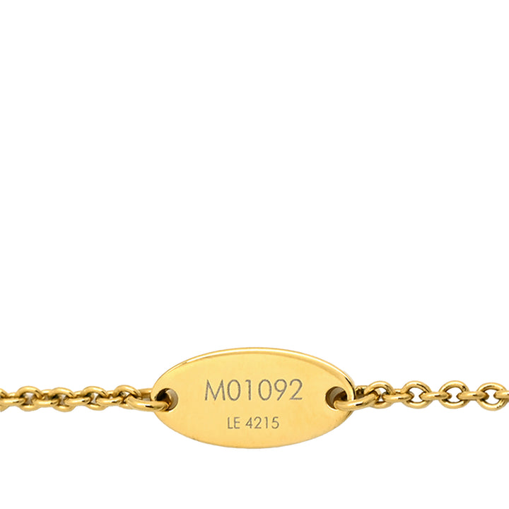 Louis Vuitton plaqué LV Iconic Émail Pendant Collier