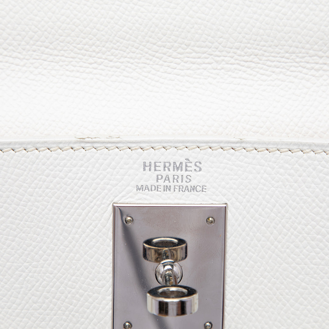 Hermès Sac à main Bicolore Kelly II Retourne 32 Epsom Orange – vue 5 – GABY PARIS