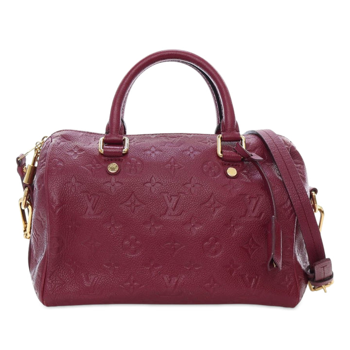 Louis Vuitton Monogram Empreinte Speedy Bandouliere 25