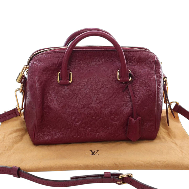 Louis Vuitton Monogram Empreinte Speedy Bandouliere 25
