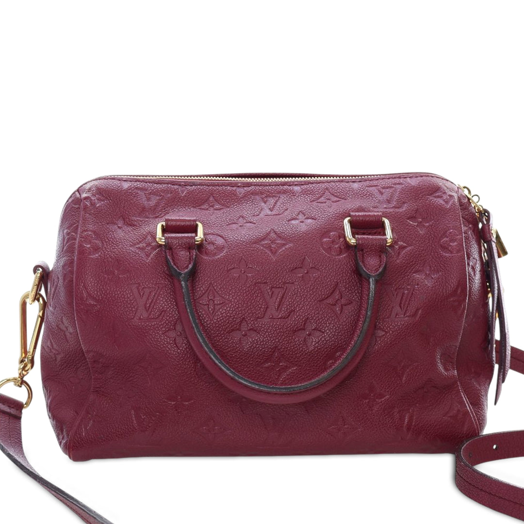 Louis Vuitton Monogram Empreinte Speedy Bandouliere 25