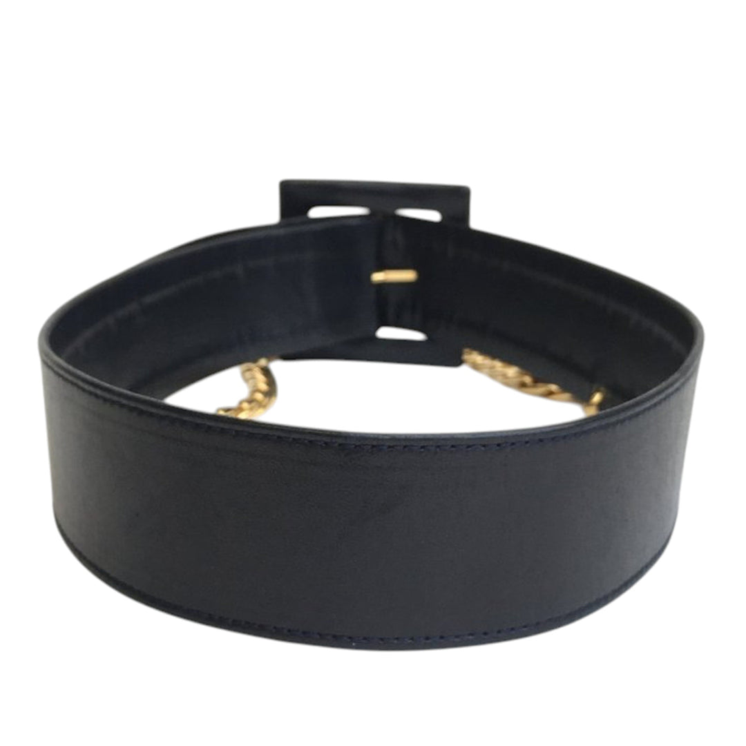 Chanel Vintage Cuir Chain Belt Noir – GABY PARIS Authentique