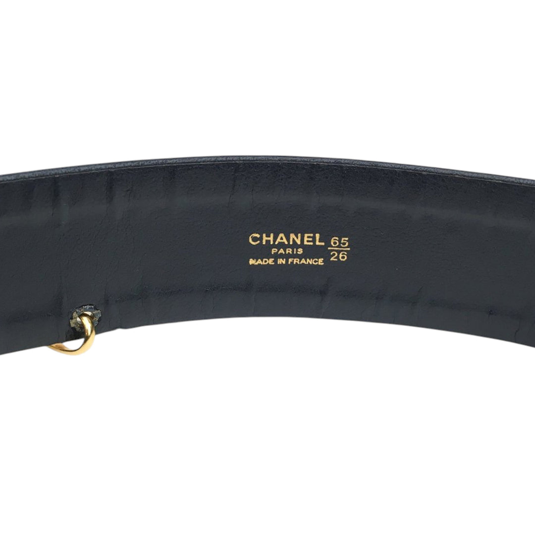 Chanel Vintage Cuir Chain Belt Noir – GABY PARIS Authentique