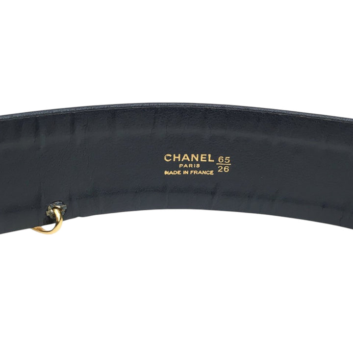 Chanel Vintage Cuir Chain Belt Noir – GABY PARIS Authentique