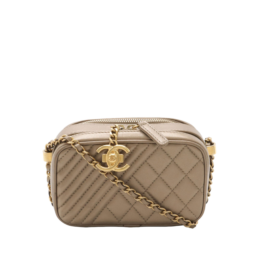 Chanel Mini Matelassé Cuir d’agneau Coco Boy Sac caméra