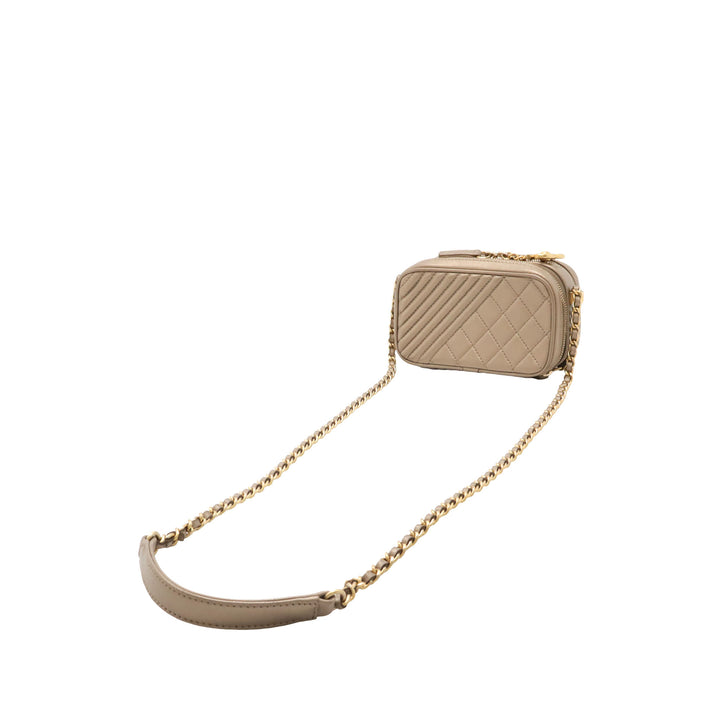 Chanel Mini Matelassé Cuir d’agneau Coco Boy Sac caméra