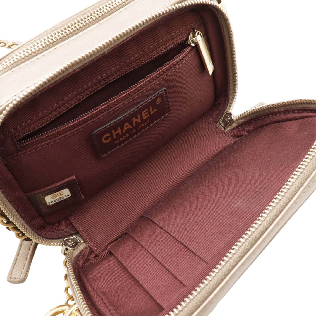 Chanel Mini Matelassé Cuir d’agneau Coco Boy Sac caméra