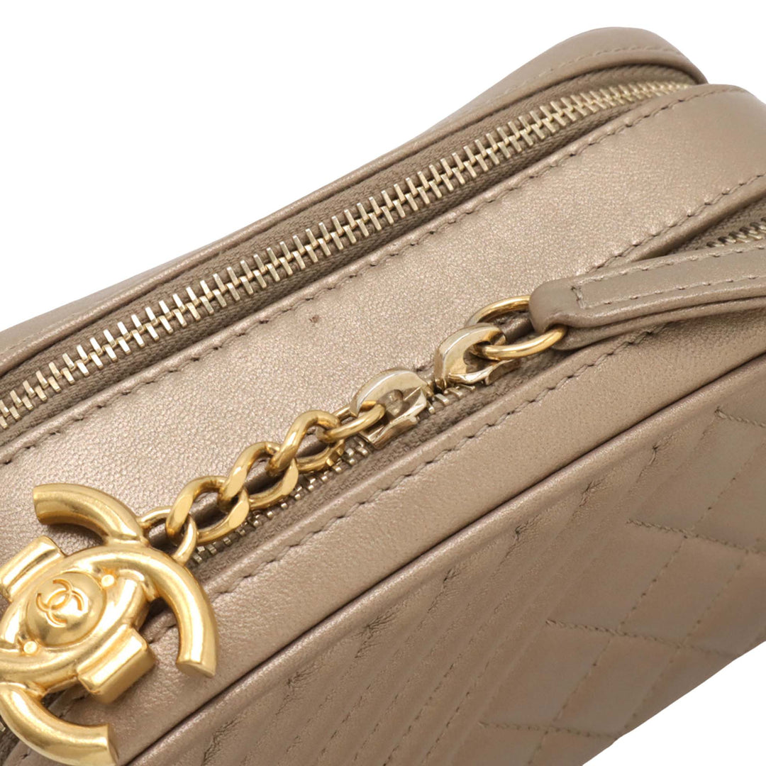 Chanel Mini Matelassé Cuir d’agneau Coco Boy Sac caméra
