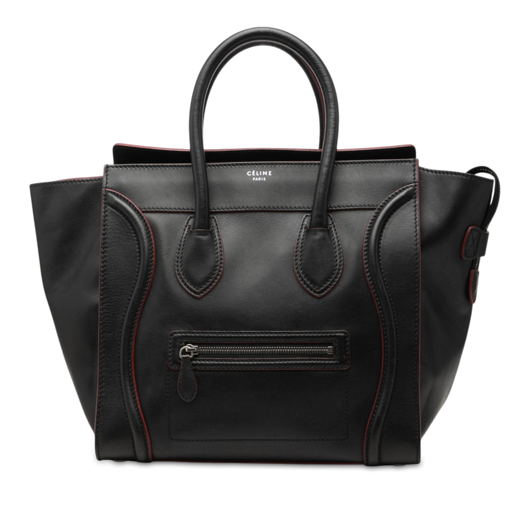 Luggage Cabas Mini Cuir de veau Noir