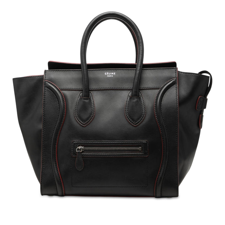 Luggage Cabas Mini Cuir de veau Noir