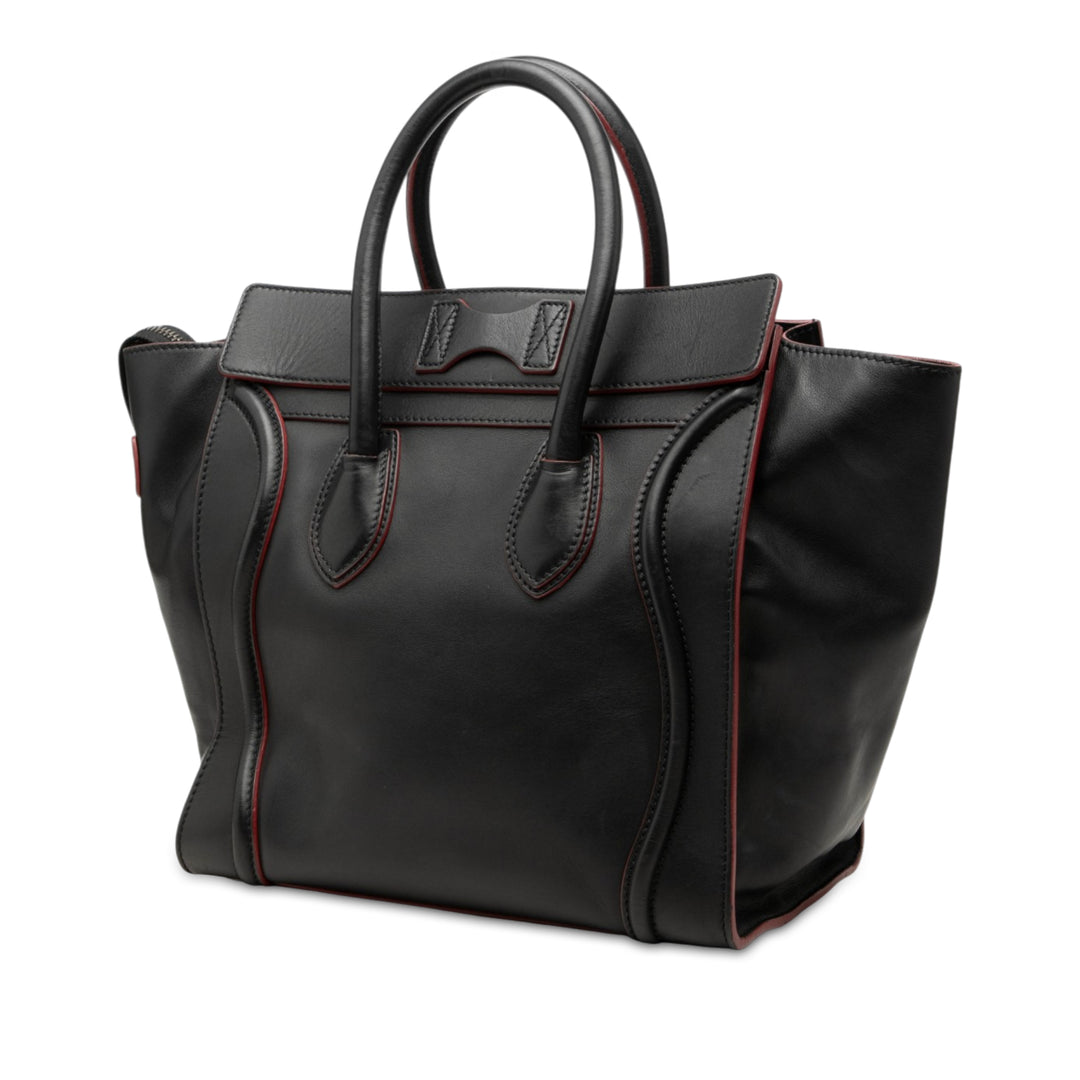 Luggage Cabas Mini Cuir de veau Noir