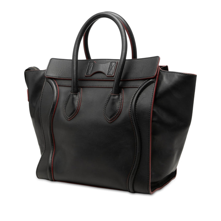 Luggage Cabas Mini Cuir de veau Noir