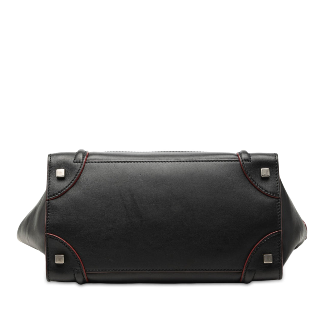Luggage Cabas Mini Cuir de veau Noir