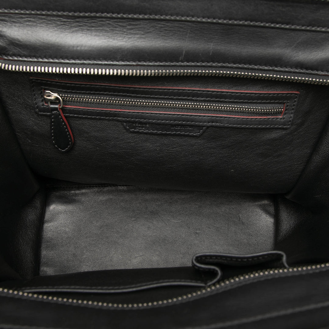 Luggage Cabas Mini Cuir de veau Noir
