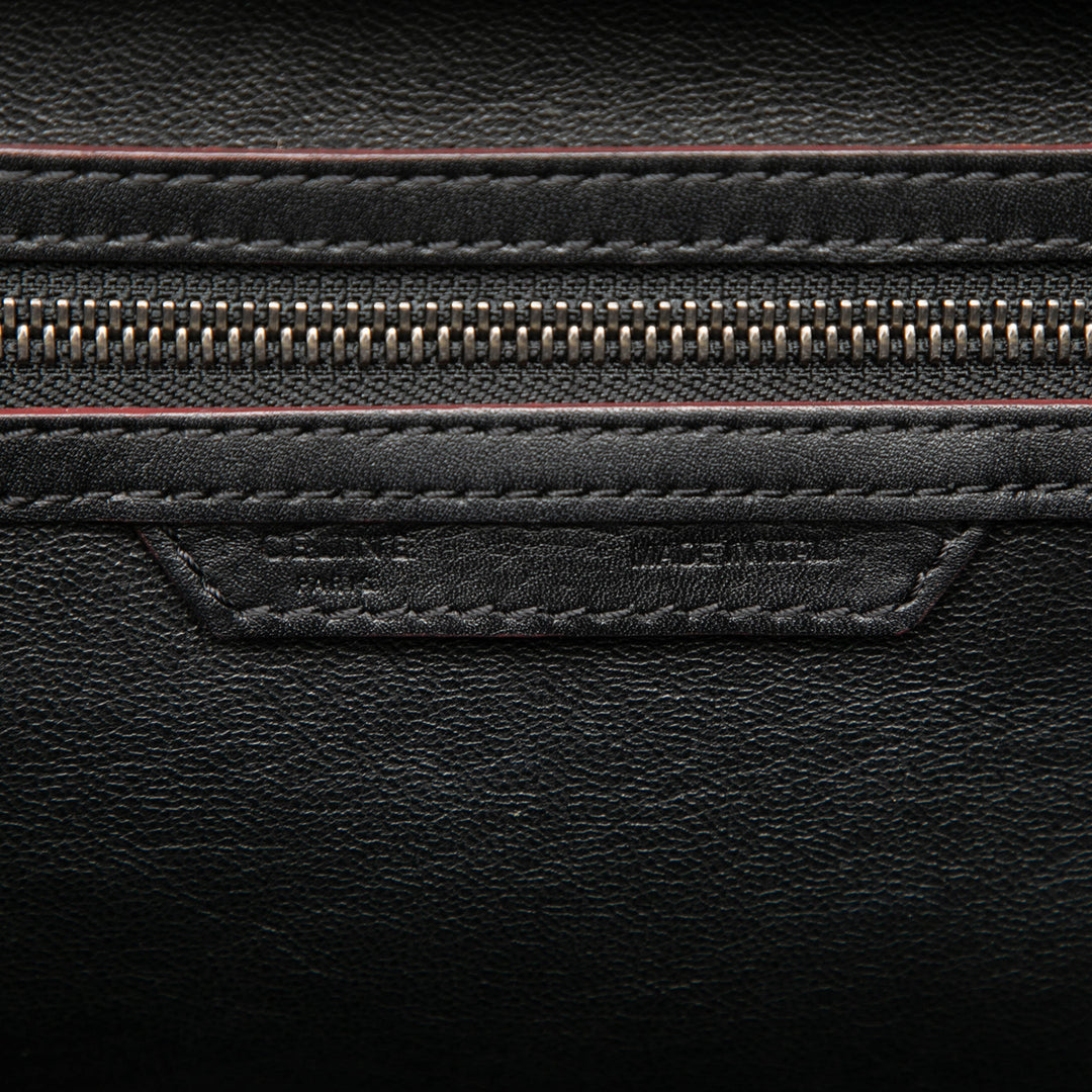 Luggage Cabas Mini Cuir de veau Noir