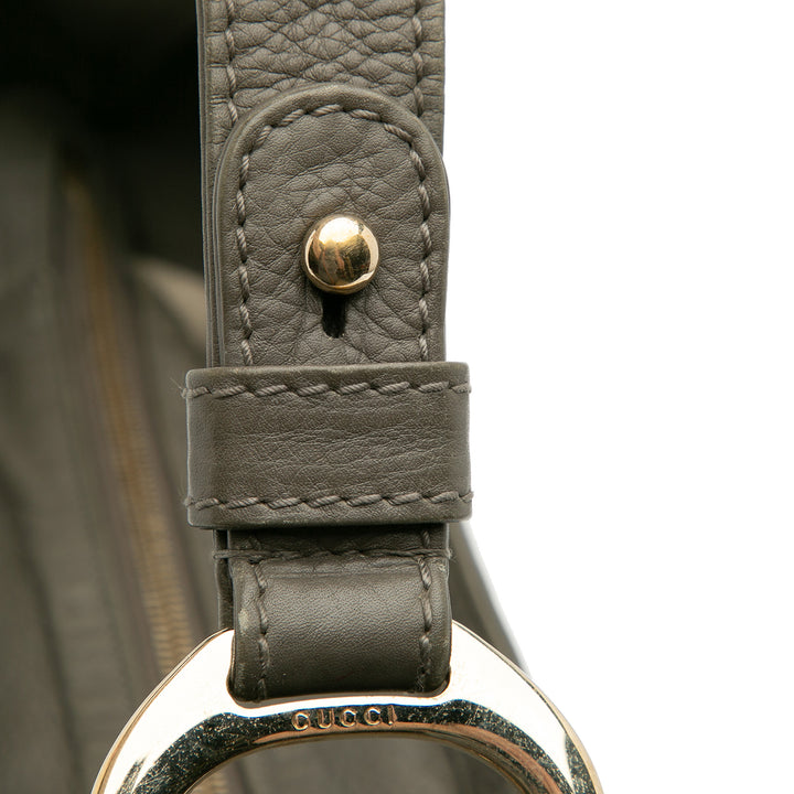 Gucci Cuir Vertwich Hobo Gris – GABY PARIS Authentique