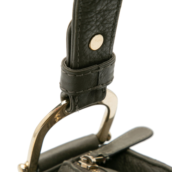 Gucci Cuir Vertwich Hobo Gris – GABY PARIS Authentique