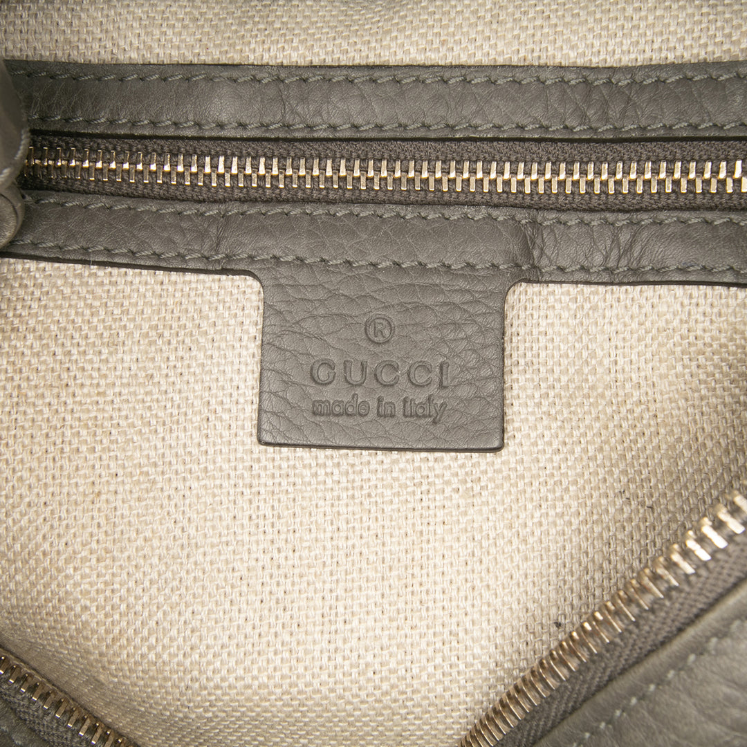 Gucci Cuir Vertwich Hobo Gris – GABY PARIS Authentique