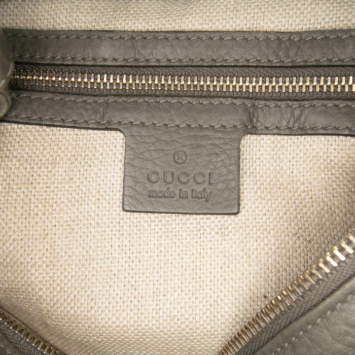 Gucci Cuir Vertwich Hobo Gris – GABY PARIS Authentique