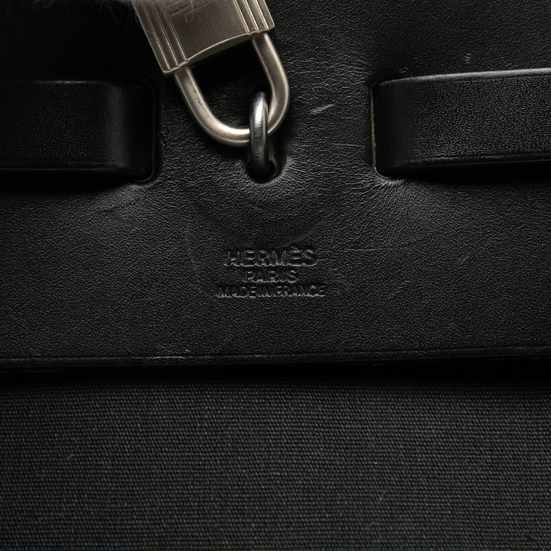 Hermès Toile Militaire Vache Hunter Herbag Zip Retourne Cabine 50