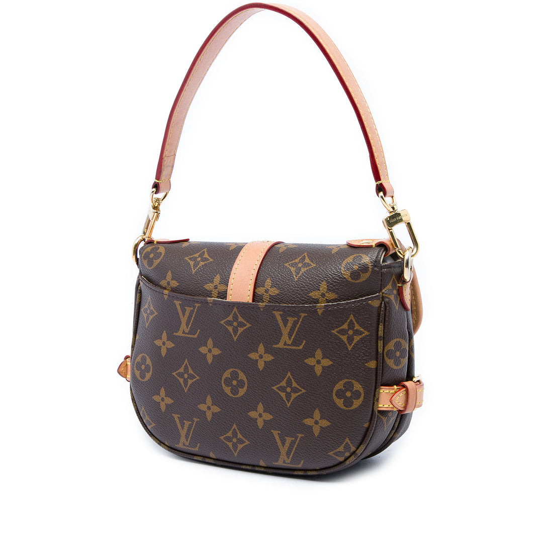 Louis Vuitton Sac à main Saumur Monogram BB Marron – vue 2 – GABY PARIS