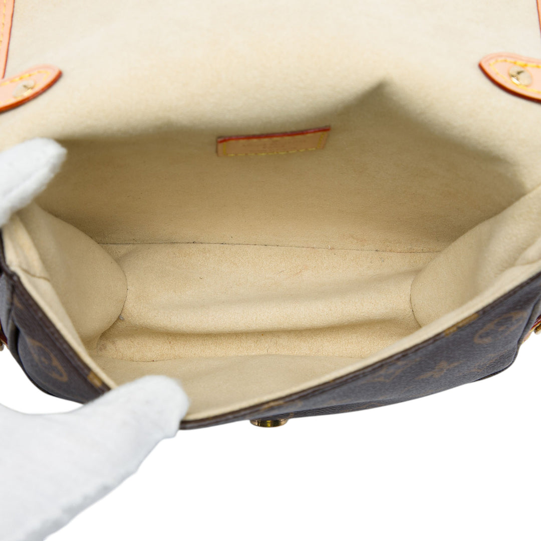Louis Vuitton Sac à main Saumur Monogram BB Marron – vue 4 – GABY PARIS