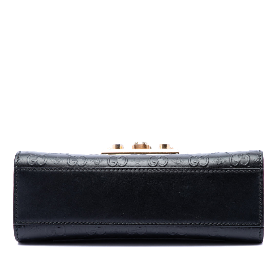 Gucci Small Guccissima Padlock Sac porté croisé