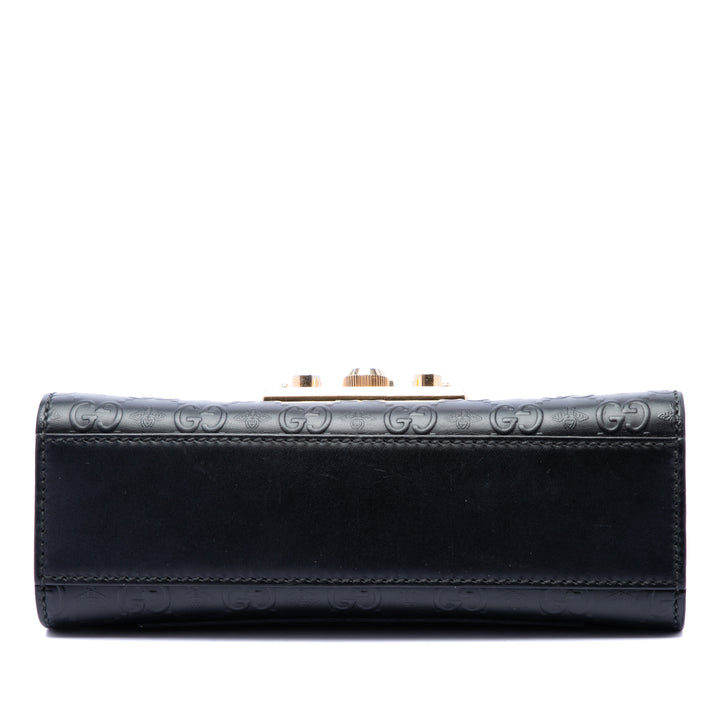 Gucci Small Guccissima Padlock Sac porté croisé