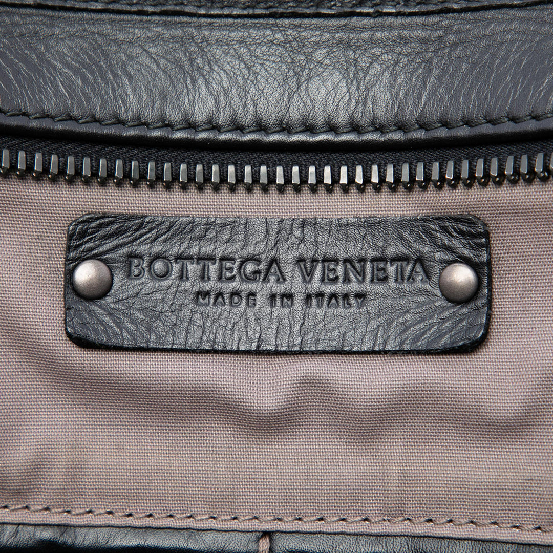 Bottega Veneta Porte-documents Intrecciato nappa Noir – vue 5 – GABY PARIS