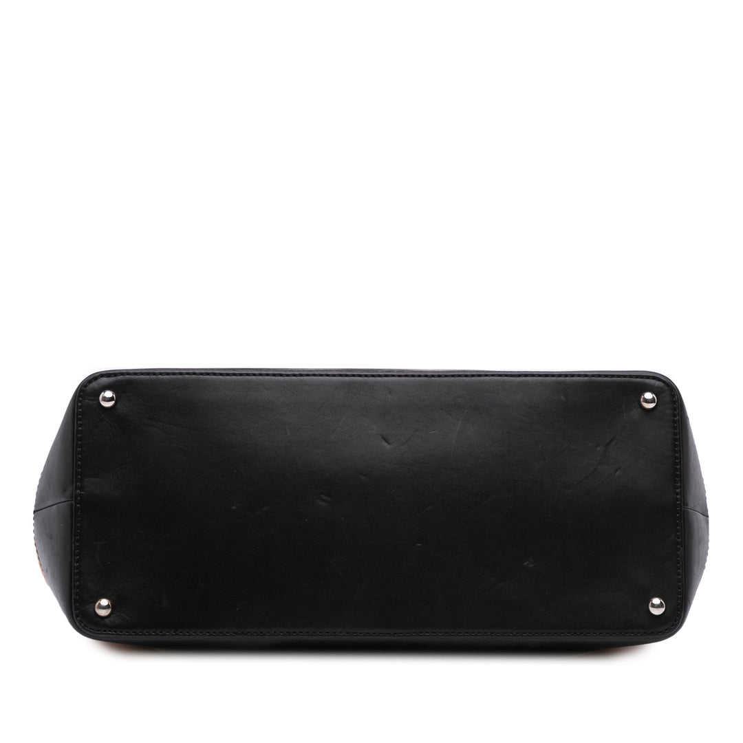 Chanel Large Matelassé Iridescent Cuir de veau VIP Cabas