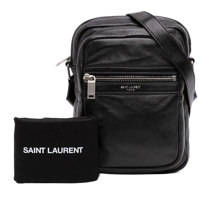 Saint Laurent Sid Sac Messenger Cuir