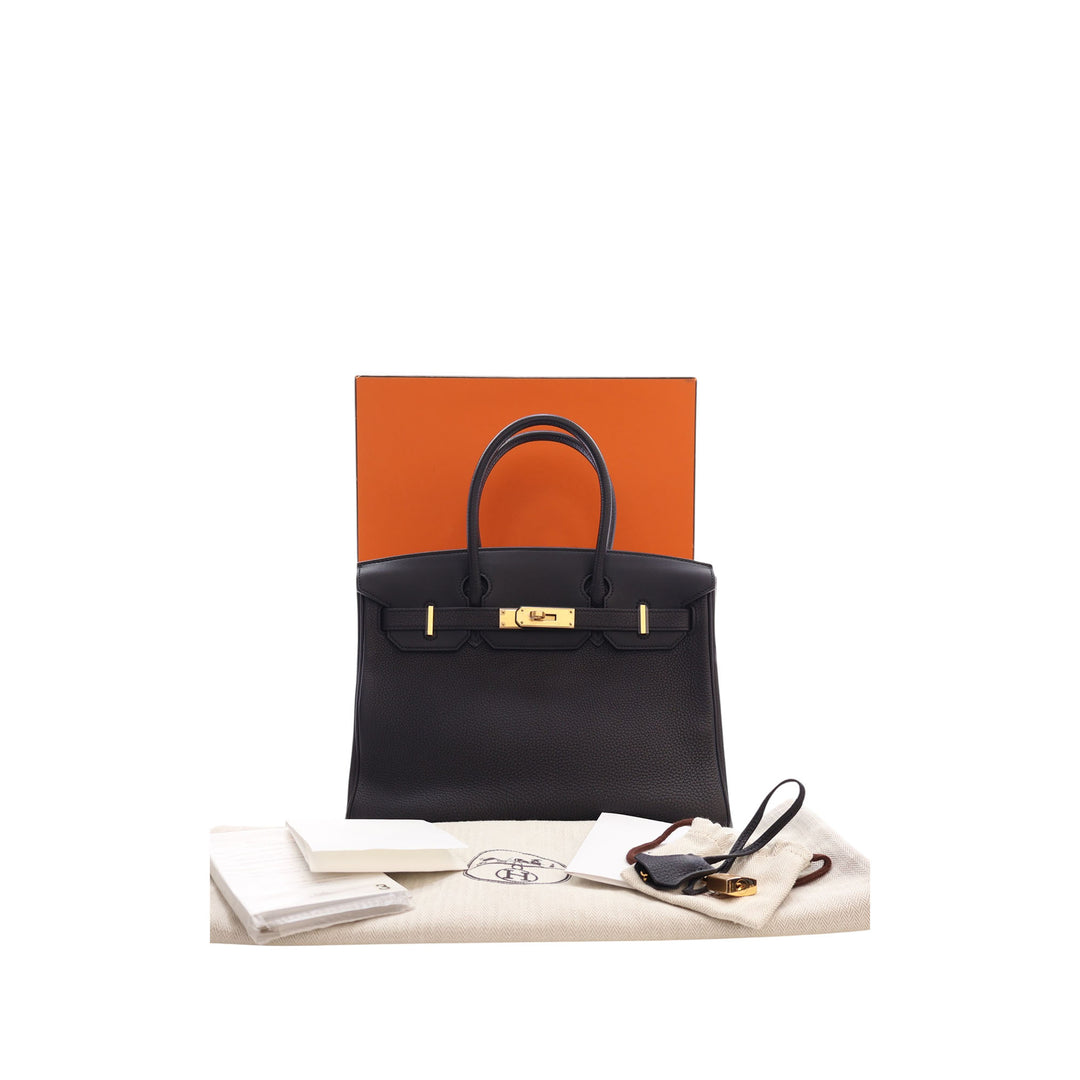 Hermès Sac à main 3 in 1 Birkin Retourne 30 Togo Noir – vue 15 – GABY PARIS