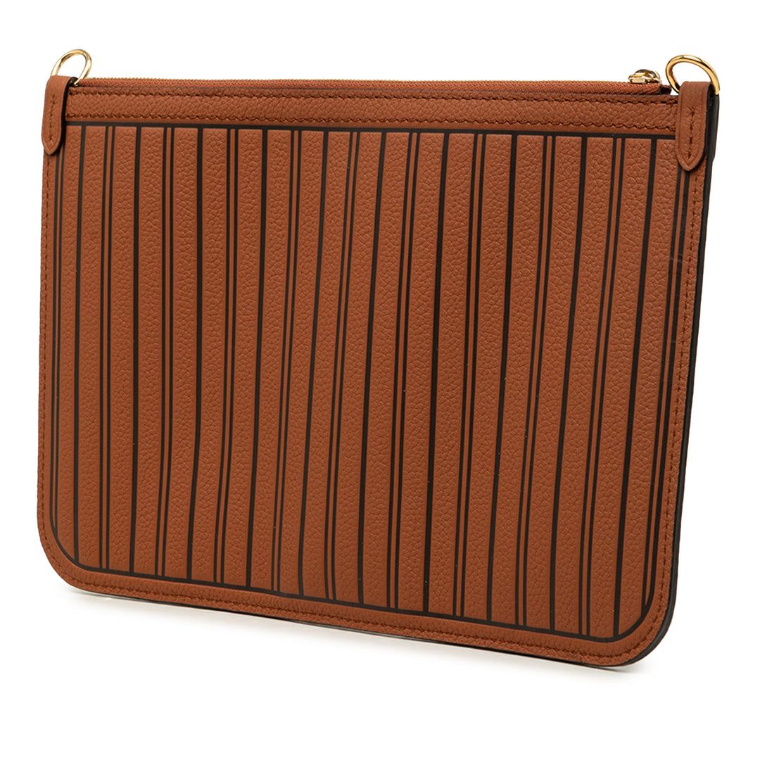 Louis Vuitton Neverfull Inside Out Pochette MM Cuir de veau