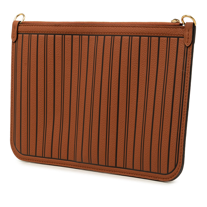 Louis Vuitton Neverfull Inside Out Pochette MM Cuir de veau