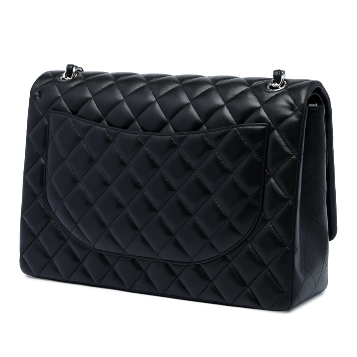 Chanel Classic Double rabat Jumbo Cuir d'agneau Noir – vue 2 – GABY PARIS