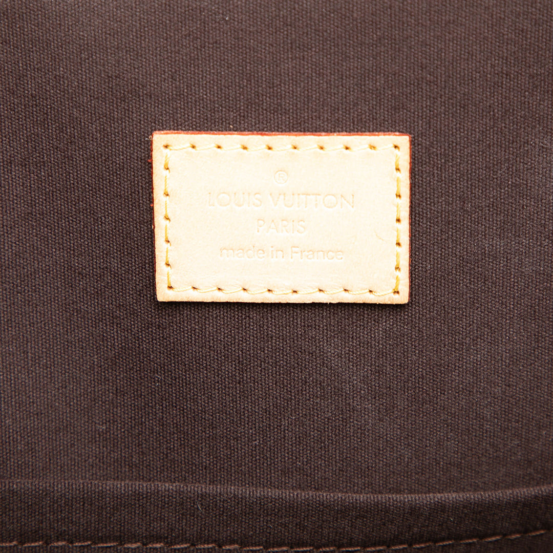 Louis Vuitton Alma GM Cuir verni Monogram Violet – vue 5 – GABY PARIS