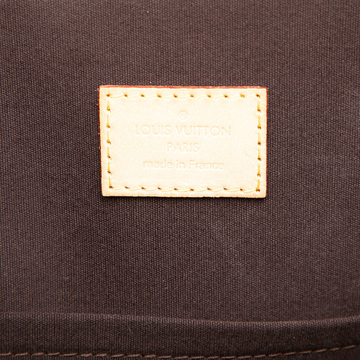 Louis Vuitton Alma GM Cuir verni Monogram Violet – vue 5 – GABY PARIS