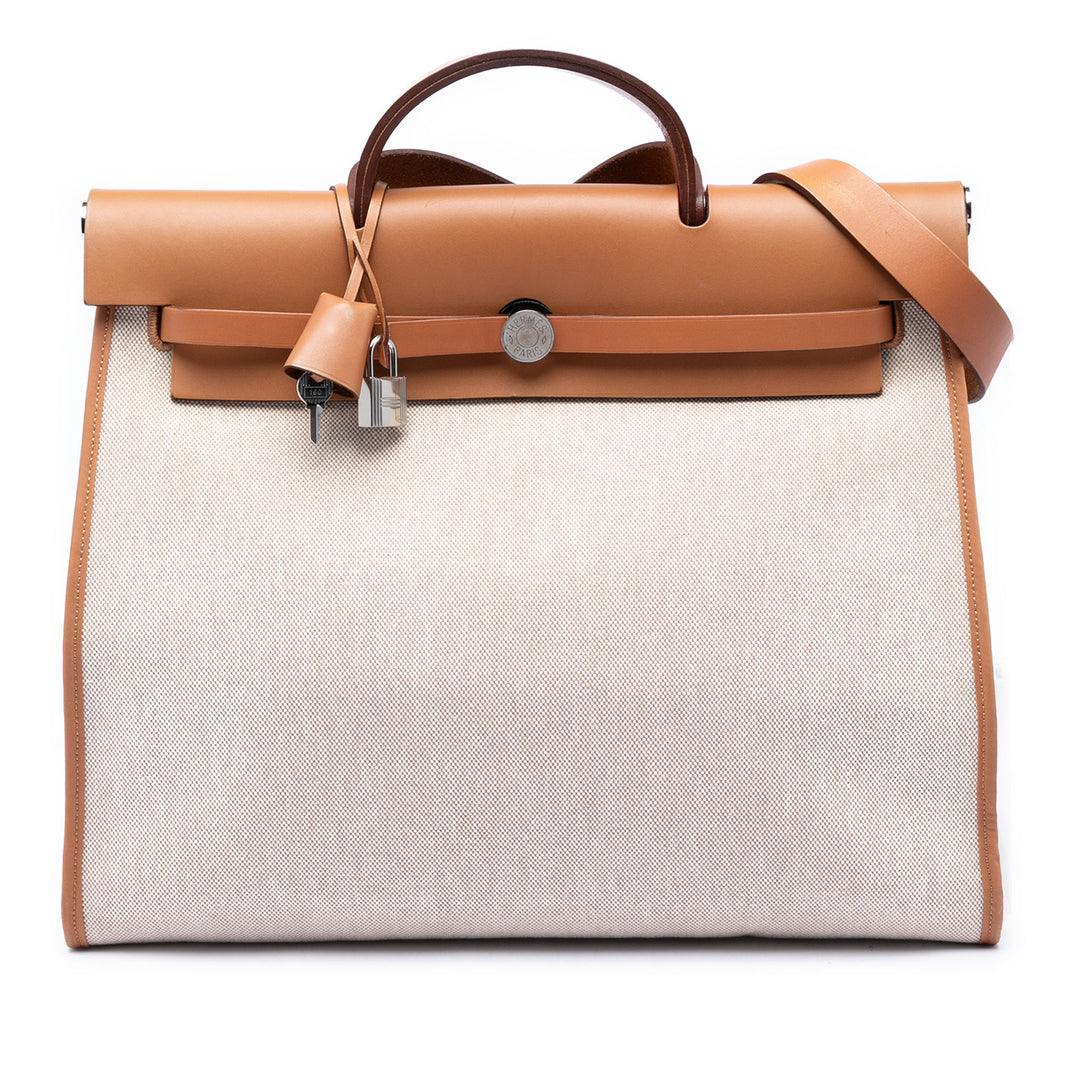 Hermès Toile Herbag Zip 39