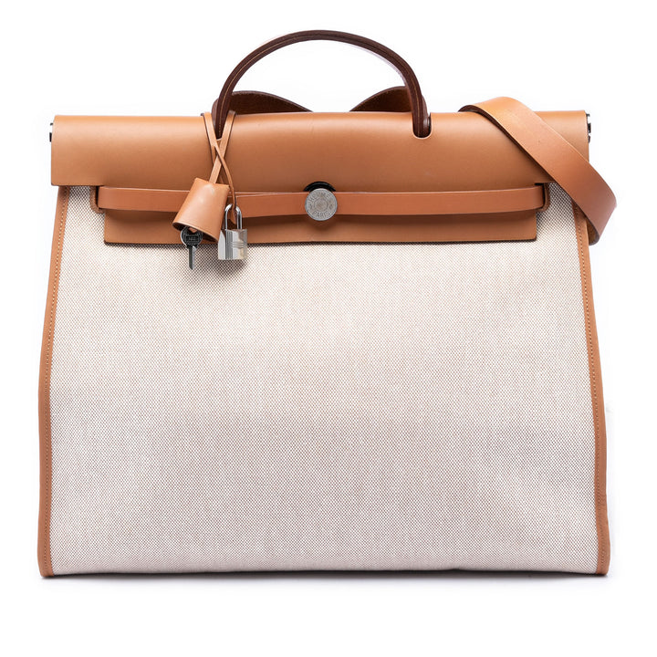 Hermès Toile Herbag Zip 39