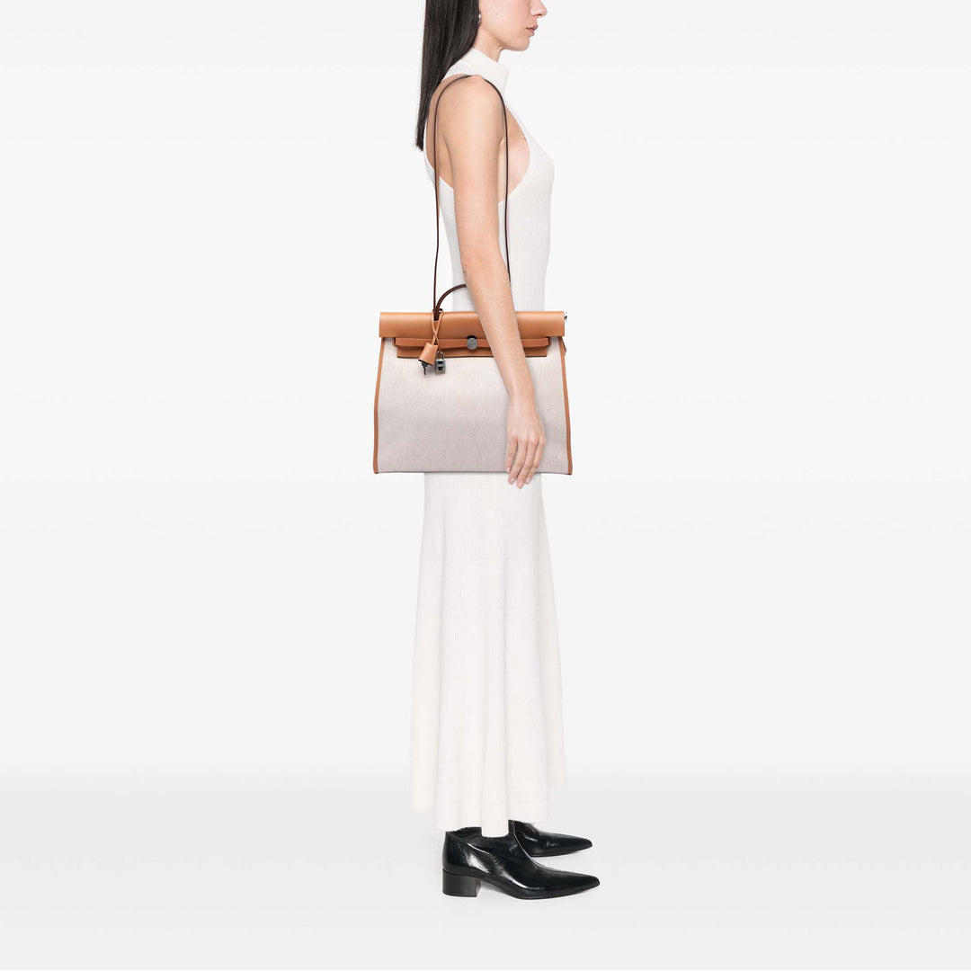 Hermès Toile Herbag Zip 39