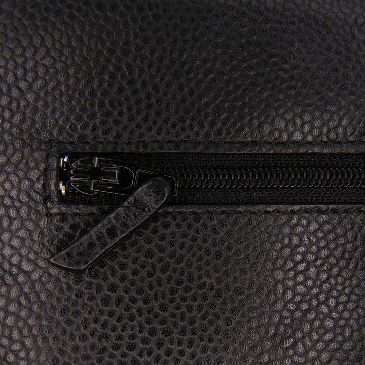 Chanel CC Quilted Caviar Wallet on Chain Noir