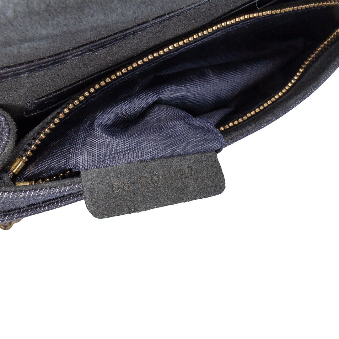 Dior Studded Jean Diorama Wallet on Chain Bleu – GABY PARIS Authentique