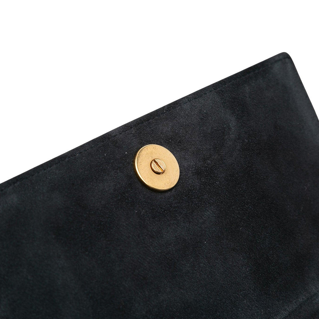 Dior Studded Jean Diorama Wallet on Chain Bleu – GABY PARIS Authentique