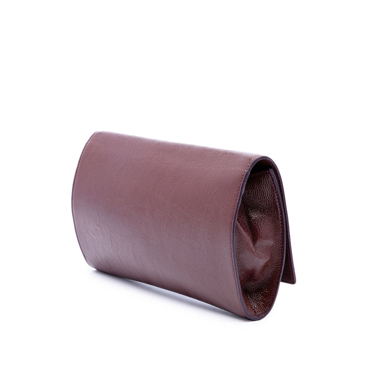 Texturé Belle De Jour Pochette Grand Monogram Rouge