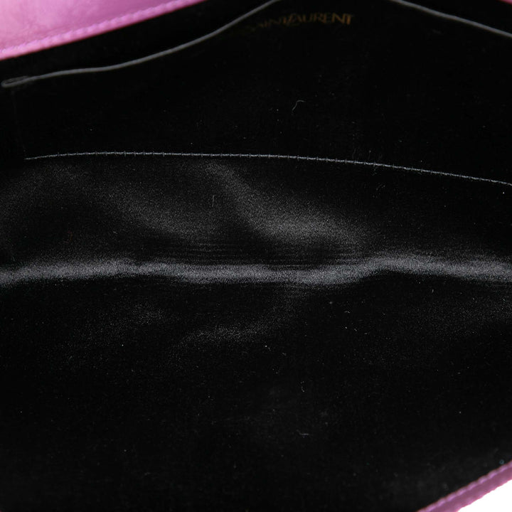 Texturé Belle De Jour Pochette Grand Monogram Rouge